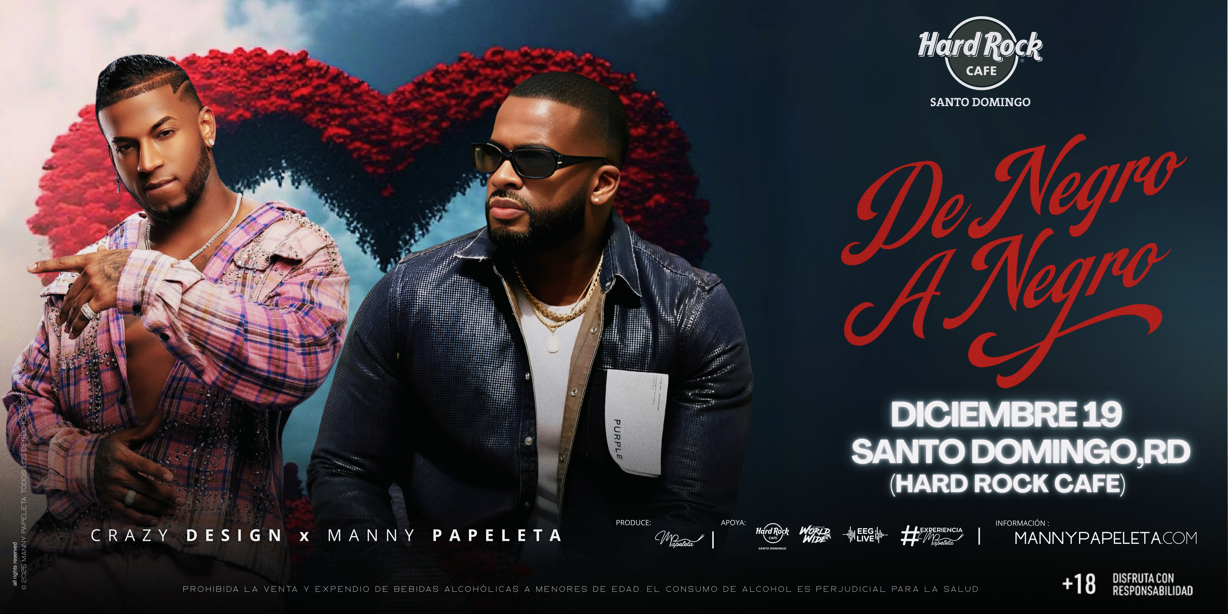 De Negro a Negro | Hard Rock Café Santo Domingo