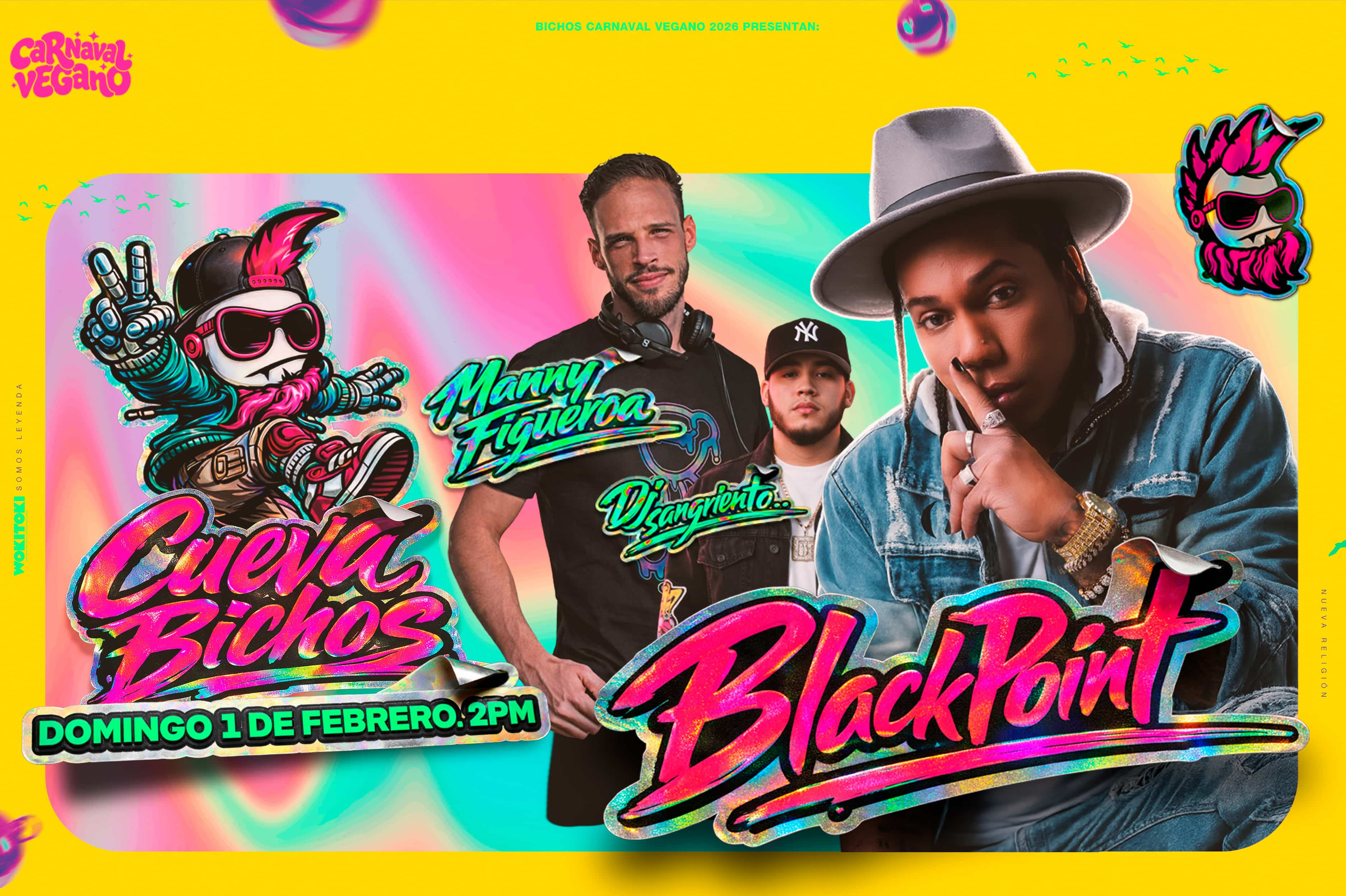 Black Point - Cueva Bichos | Carnaval Vegano 2026