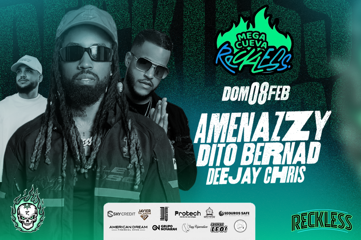 Mega Cueva Reckless - Domingo 8 de Febrero | Carnaval Vegano 2026